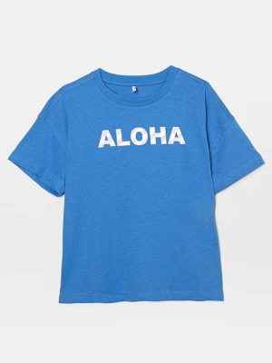Foto van product T-shirt print ONLY GIRLS blauw