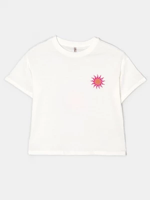 Foto van product T-shirt print ONLY GIRLS lichtgrijs