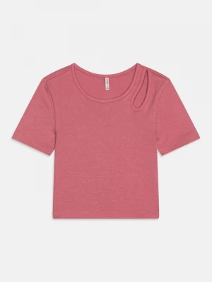 Foto van product T-shirt print ONLY GIRLS mauve