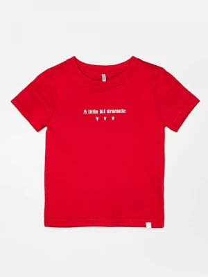 Foto van product T-shirt print ONLY GIRLS rood