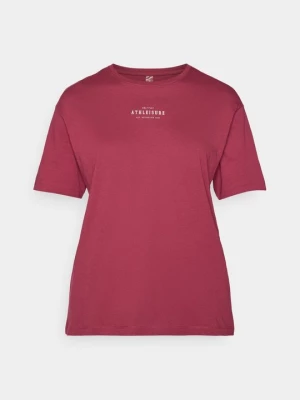Foto van product T-shirt print Only Play bordeauxrood