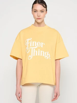 Foto van product T-shirt print Pegador geel
