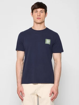 Foto van product T-shirt print Petrol Industries donkerblauw