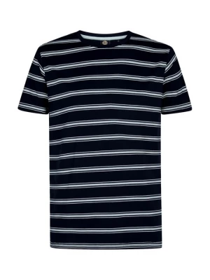 Foto van product T-shirt print Petrol Industries donkerblauw