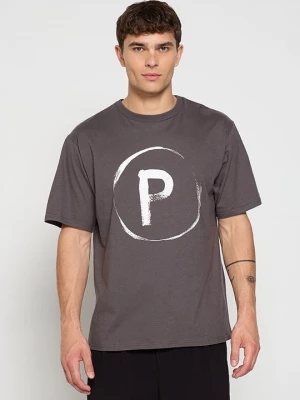 Foto van product T-shirt print Peuterey grijs