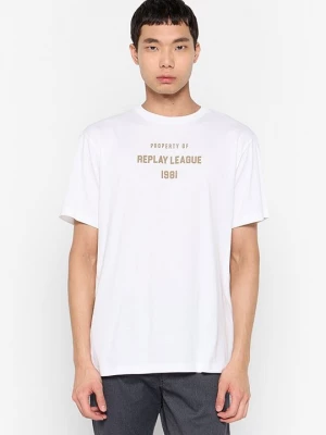 Foto van product T-shirt print Replay wit
