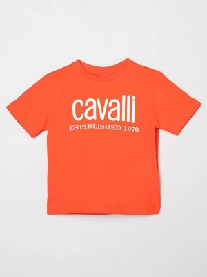 Foto van product T-shirt print Roberto Cavalli oranje