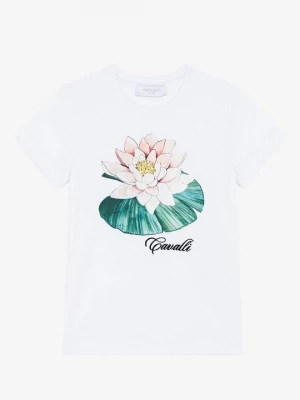 Foto van product T-shirt print Roberto Cavalli wit