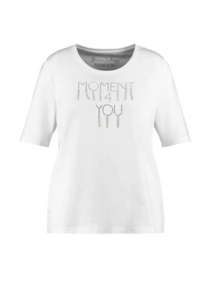 Foto van product T-shirt print Samoon wit