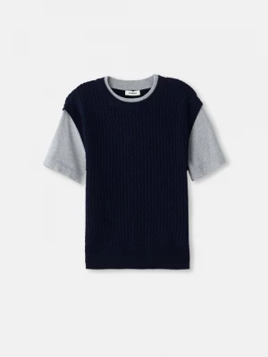 Foto van product T-shirt print Sandro blauw