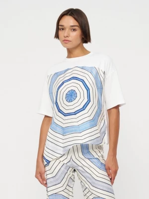 Foto van product T-shirt print Sandro blauw