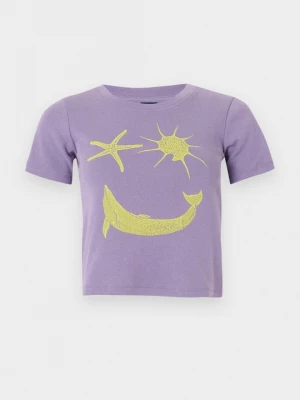 Foto van product T-shirt print Santa Cruz paars