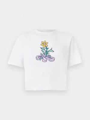 Foto van product T-shirt print Santa Cruz wit