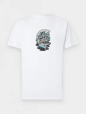 Foto van product T-shirt print Santa Cruz wit