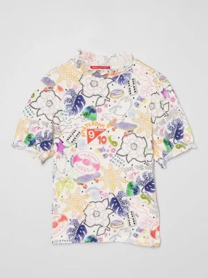 Foto van product T-shirt print Scotch & Soda wit