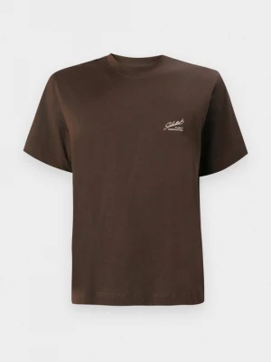 Foto van product T-shirt print Selected bruin