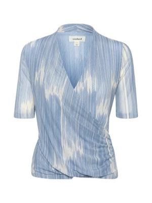 Foto van product T-shirt print Soaked in Luxury lichtblauw
