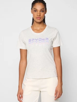 Foto van product T-shirt print Spyder beżowy