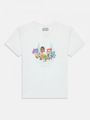 Foto van product T-shirt print Star Wars wit
