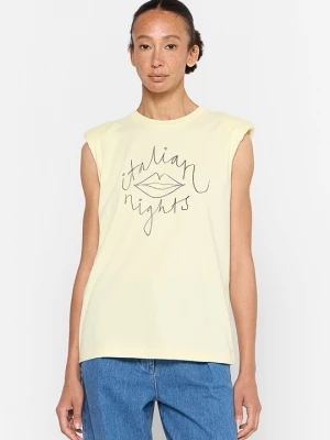Foto van product T-shirt print Stella Nova geel