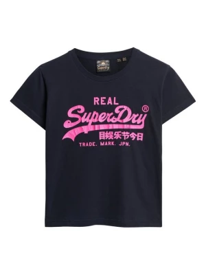 Foto van product T-shirt print Superdry donkerblauw