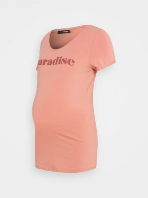 Foto van product T-shirt print Supermom donkerroze