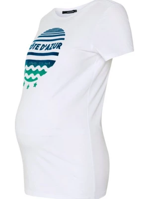 Foto van product T-shirt print Supermom wit
