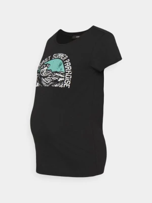 Foto van product T-shirt print Supermom zwart