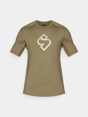 Foto van product T-shirt print Sweet Protection olijfgroen