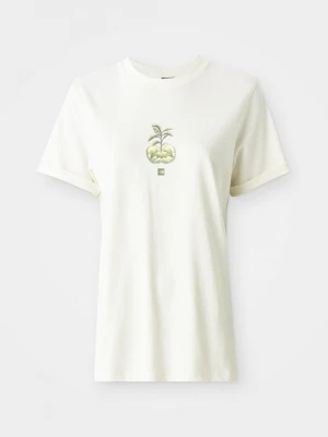 Foto van product T-shirt print The North Face crème