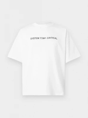 Foto van product T-shirt print The Tracksuit Club wit