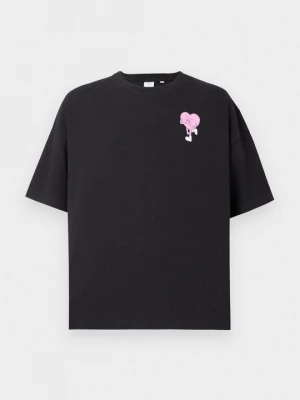 Foto van product T-shirt print The Tracksuit Club zwart