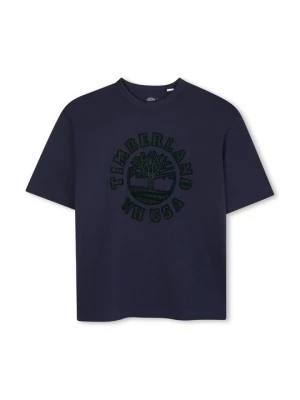 Foto van product T-shirt print Timberland donkerblauw