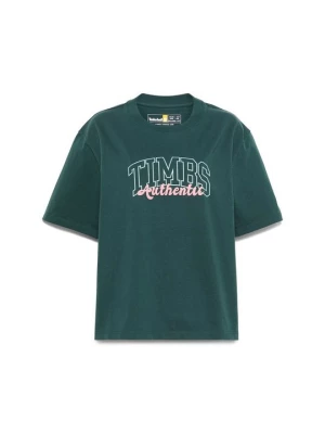 Foto van product T-shirt print Timberland donkergroen