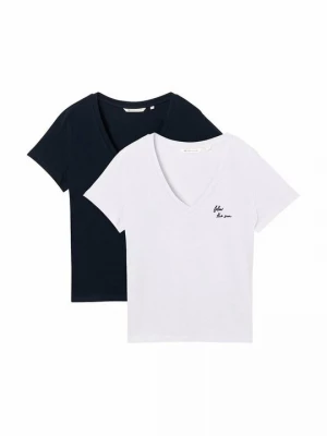 Foto van product T-shirt print Tom Tailor donkerblauw