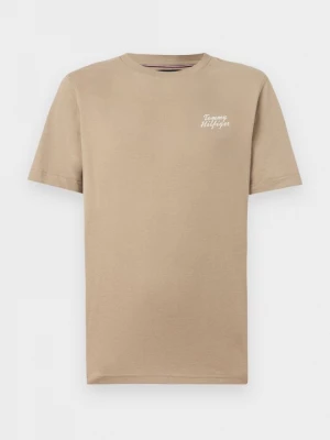 Foto van product T-shirt print Tommy Hilfiger beżowy