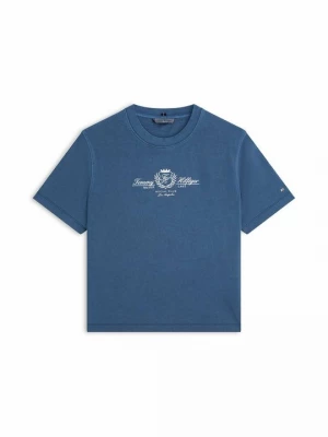 Foto van product T-shirt print Tommy Hilfiger donkerblauw