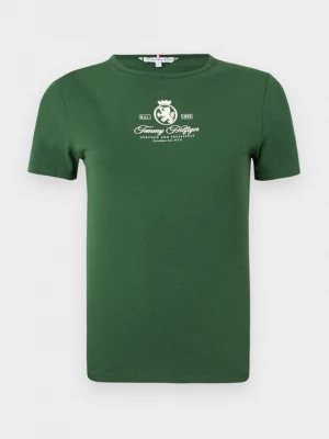 Foto van product T-shirt print Tommy Hilfiger donkergroen