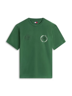 Foto van product T-shirt print Tommy Jeans groen