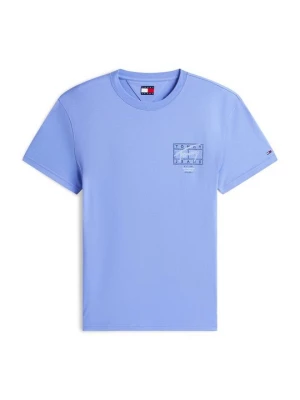 Foto van product T-shirt print Tommy Jeans lichtblauw