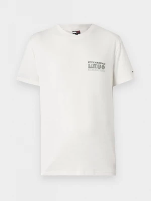 Foto van product T-shirt print Tommy Jeans wit