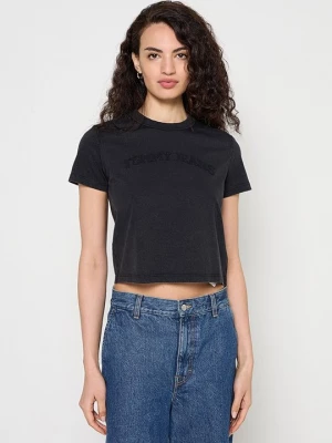 Foto van product T-shirt print Tommy Jeans zwart