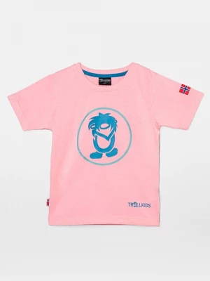 Foto van product T-shirt print Trollkids roze