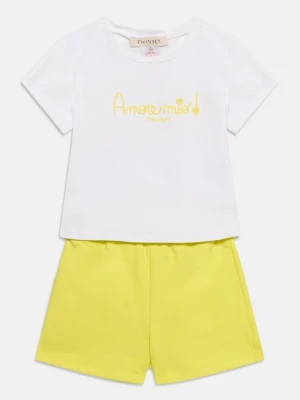 Foto van product T-shirt print TWINSET crème