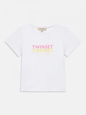 Foto van product T-shirt print TWINSET crème
