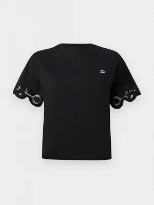 Foto van product T-shirt print TWINSET zwart