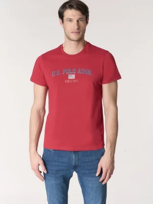 Foto van product T-shirt print U.S. POLO ASSN. rood