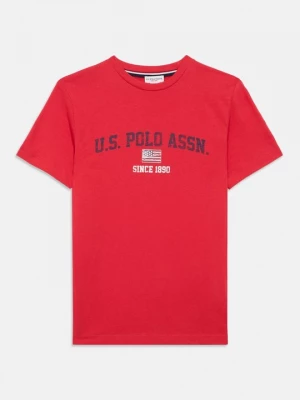 Foto van product T-shirt print U.S. POLO ASSN. rood
