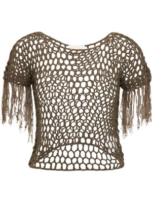 Foto van product T-shirt print usha olijfgroen