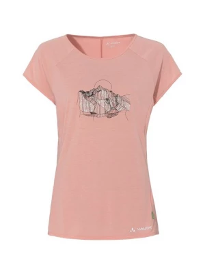 Foto van product T-shirt print Vaude donkerroze